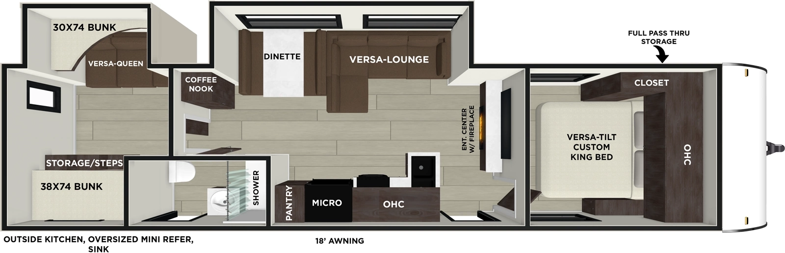 Wildwood 32BHDS Floorplan